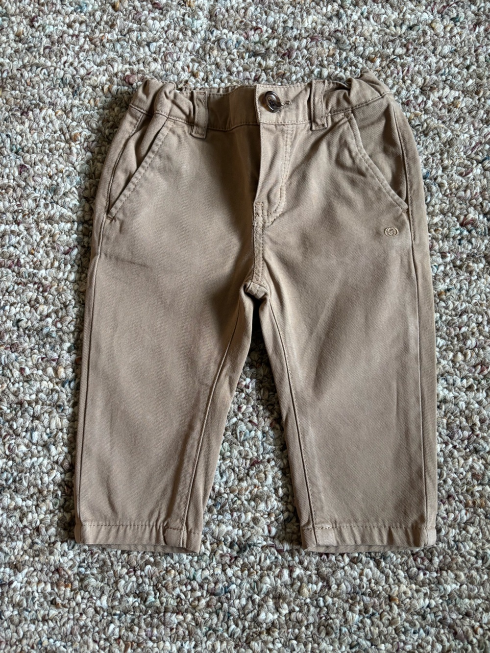 Gucci Baby Boy 6/9 Months Chino Pants in Tan